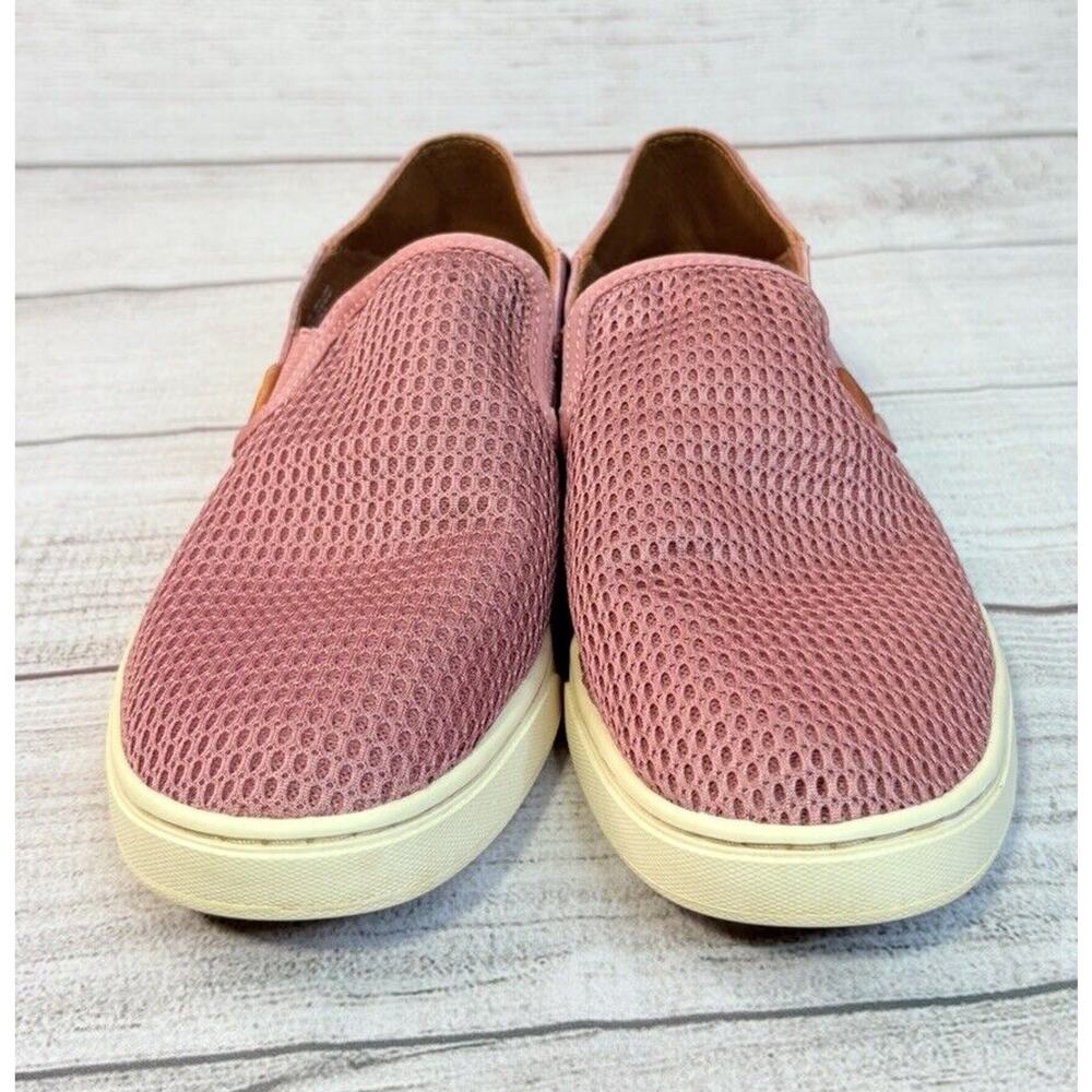 Olukai Pehuea Women's Knit Loafers Comfort Slip On Shoes Rose Pink Size 9 - Picture 4 of 9